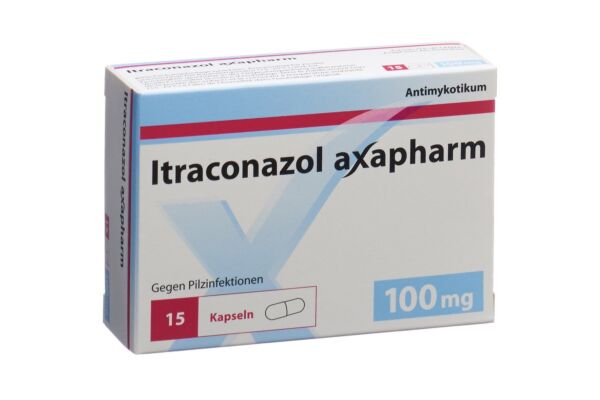 Itraconazole axapharm caps 100 mg 15 pce