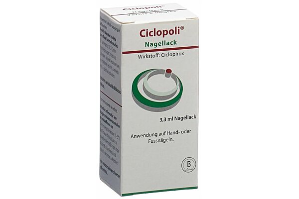 Ciclopoli Nagellack 8 % Fl 3.3 ml