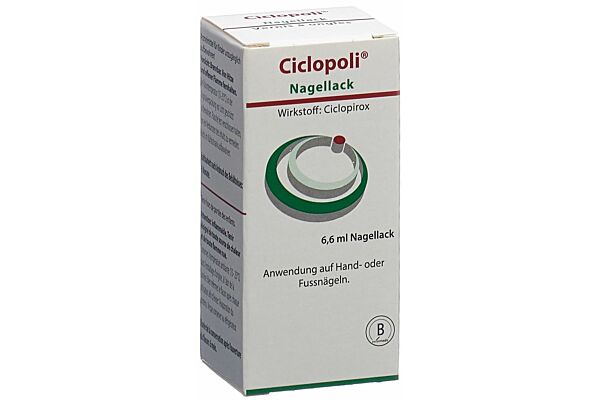 Ciclopoli vernis à ongles 8 % fl 6.6 ml