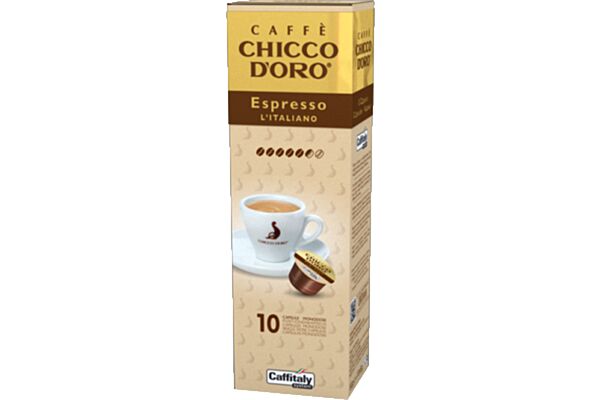 Chicco d Oro capsules à café Espresso Italiano 10 pce