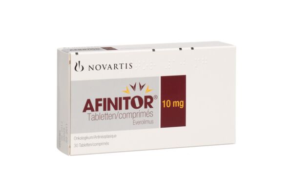 Afinitor Tabl 10 mg 30 Stk