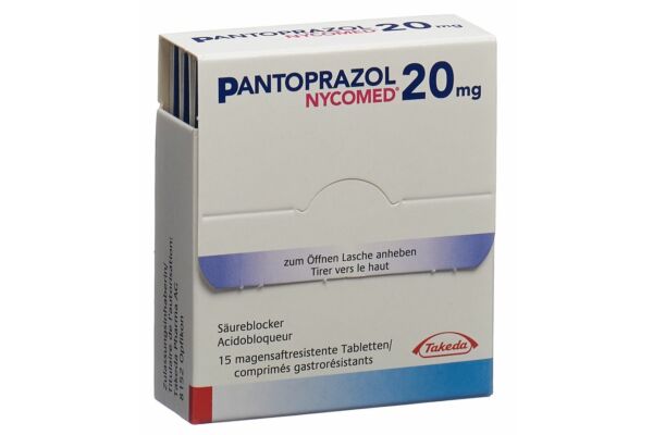 Pantoprazol Nycomed Filmtabl 20 mg 15 Stk