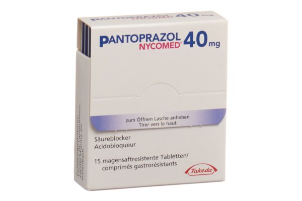 Pantoprazol Nycomed Filmtabl 40 mg 15 Stk