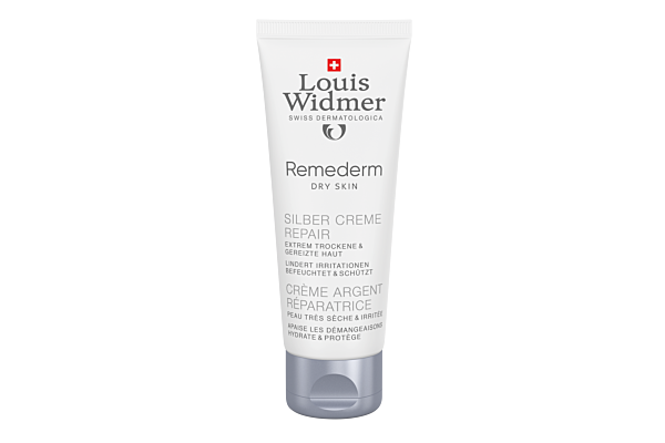 Louis Widmer Remederm crème argent repair sans parfum 75 ml