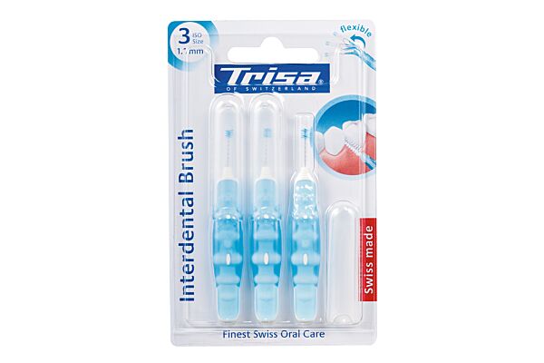 Trisa Interdental Brush ISO 3 1.1mm 3 pce