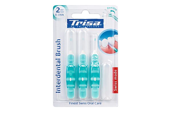 Trisa Interdental Brush ISO 2 0.9mm 3 pce