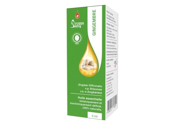 Aromasan Ingwer Äth/Öl in Schachtel Bio 5 ml