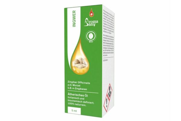 Aromasan Ingwer Äth/Öl in Schachtel Bio 5 ml