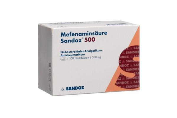 Mefenaminsäure Sandoz 500 mg 100 Stk