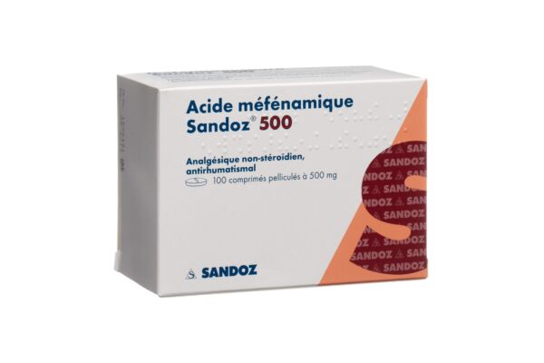 Acide méfénamique Sandoz 500 mg 100 pce