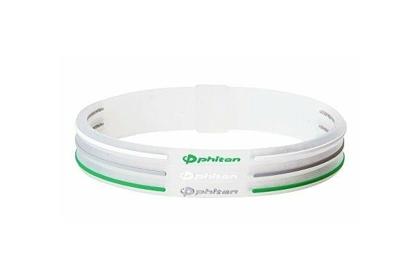 Phiten Sport Armband 3Line transparent weiss grau grün