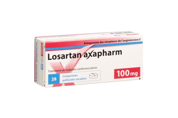 Losartan Axapharm Filmtabl 100 mg 28 Stk
