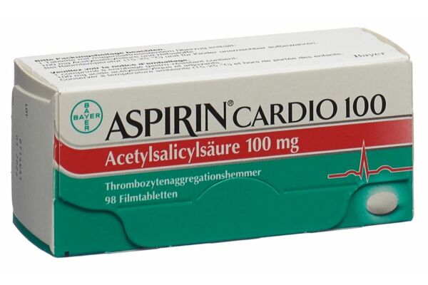 Aspirine Cardio cpr pell 100 mg 98 pce