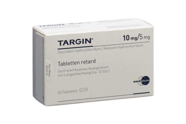 Targin cpr ret 10 mg/5 mg 60 pce