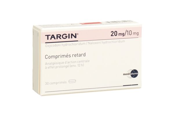Targin cpr ret 20 mg/10 mg 30 pce