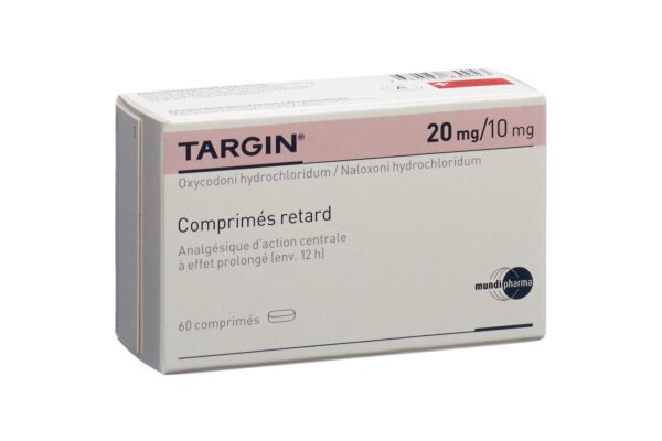 Targin cpr ret 20 mg/10 mg 60 pce