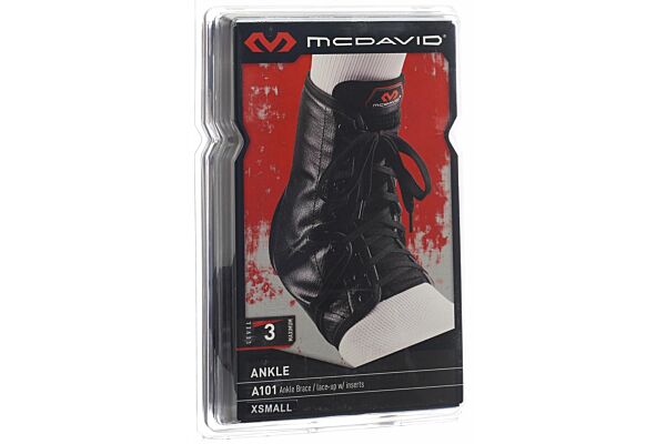 MCDAVID Ankle Brace Fussgelenkstütze XS schwarz