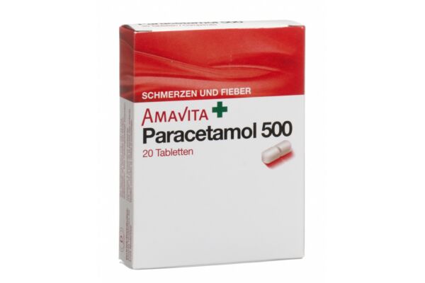 AMAVITA Paracetamol Tabl 500 mg 20 Stk