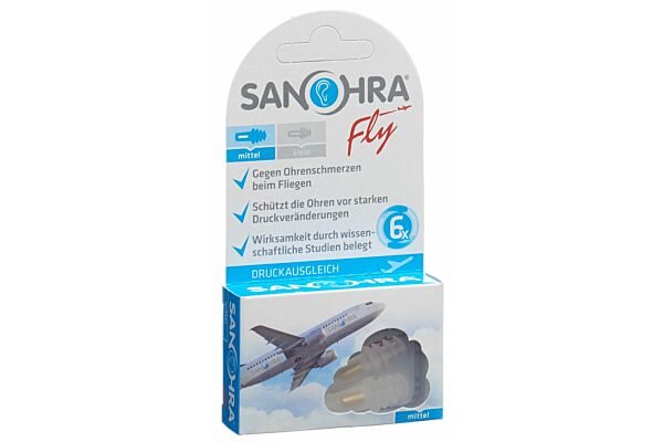 SANOHRA FLY bouchons ouie adultes 2 pce