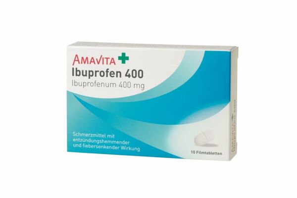 AMAVITA Ibuprofène cpr pell 400 mg 10 pce