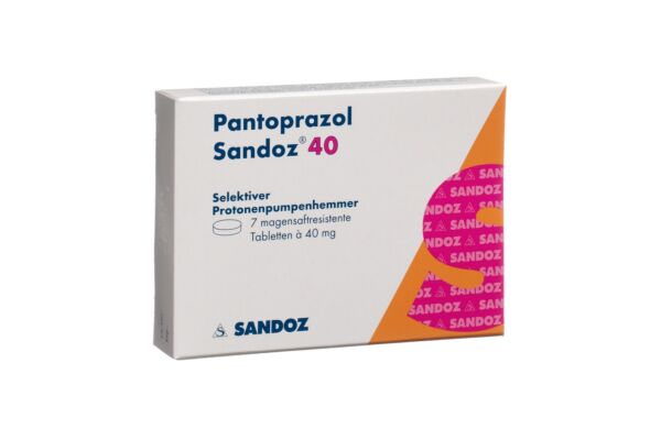 Pantoprazol Sandoz Filmtabl 40 mg 7 Stk