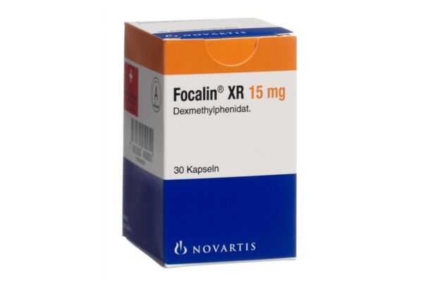 Focalin XR Ret Kaps 15 mg Ds 30 Stk