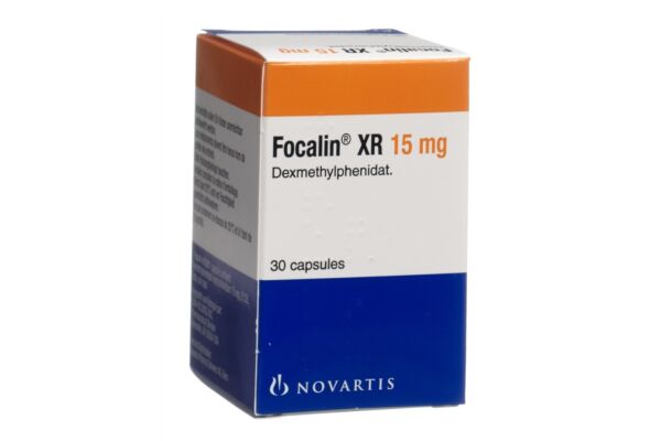 Focalin XR Ret Kaps 15 mg Ds 30 Stk