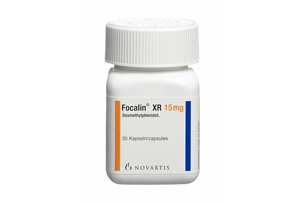 Focalin XR Ret Kaps 15 mg Ds 100 Stk