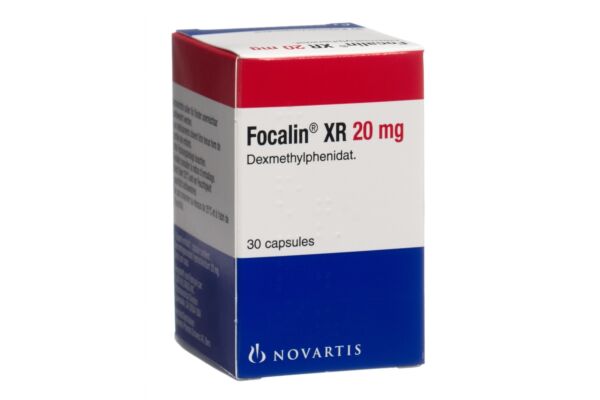 Focalin XR caps ret 20 mg bte 30 pce