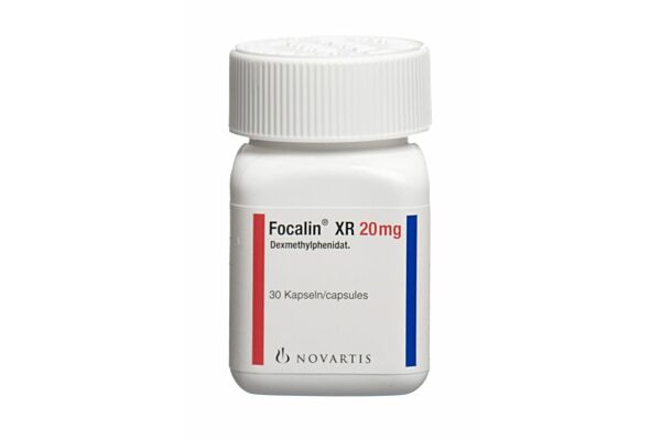 Focalin XR caps ret 20 mg bte 100 pce