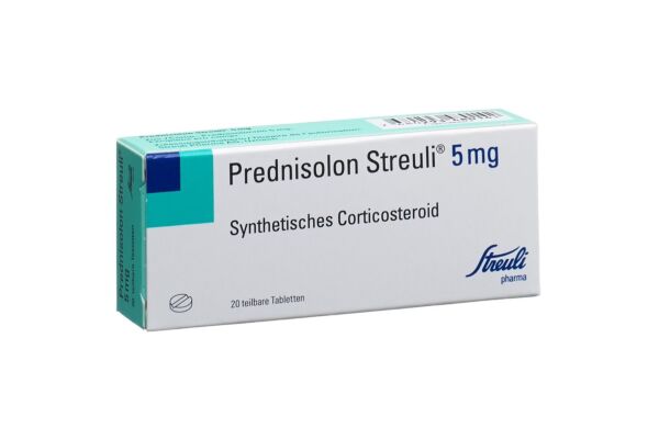 Prednisolon Streuli Tabl 5 mg 20 Stk