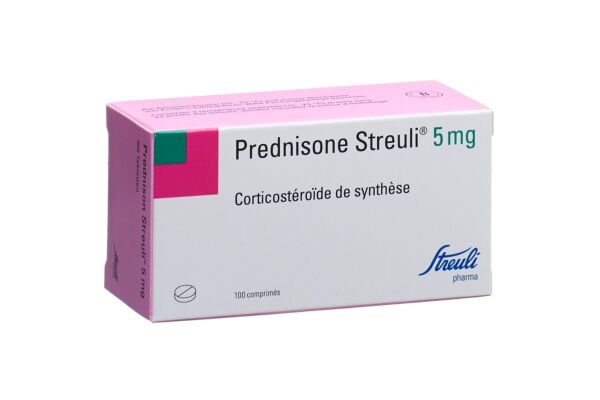 Prednison Streuli Tabl 5 mg 100 Stk