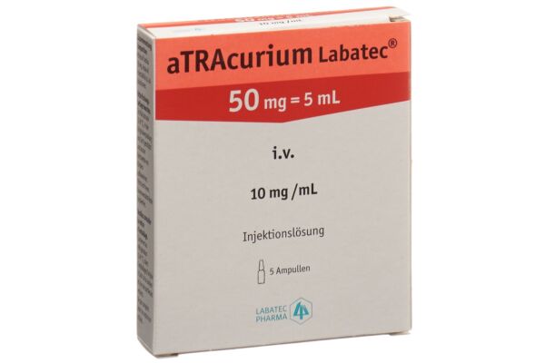 Atracurium Labatec Inj Lös 50 mg/5ml 5 Amp 5 ml