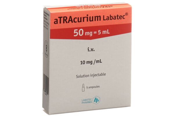 Atracurium Labatec sol inj 50 mg/5ml 5 amp 5 ml