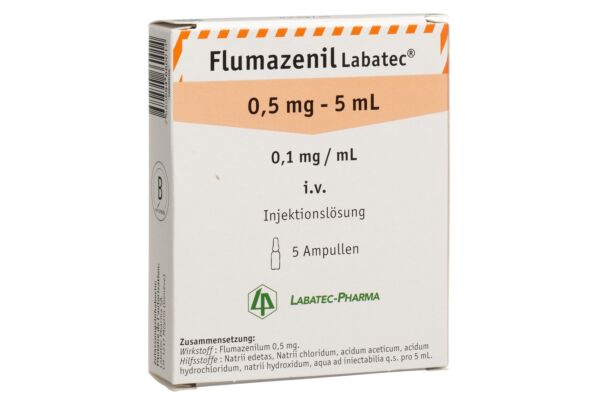Flumazenil Labatec 0.5 mg/5ml 5 Amp 5 ml