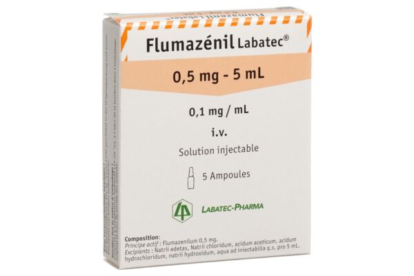 Flumazénil Labatec 0.5 mg/5ml 5 amp 5 ml