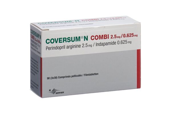Coversum N Combi Filmtabl 2.5/0.625 mg 90 Stk