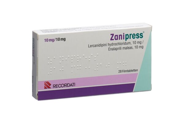 Zanipress cpr pell 10/10 mg 28 pce