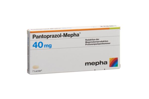 Pantoprazol-Mepha Lactab 40 mg 7 Stk