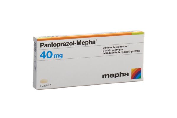 Pantoprazol-Mepha Lactab 40 mg 7 Stk