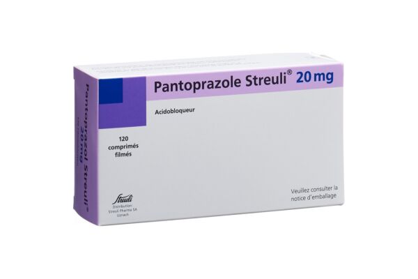 Pantoprazole Streuli cpr pell 20 mg 120 pce
