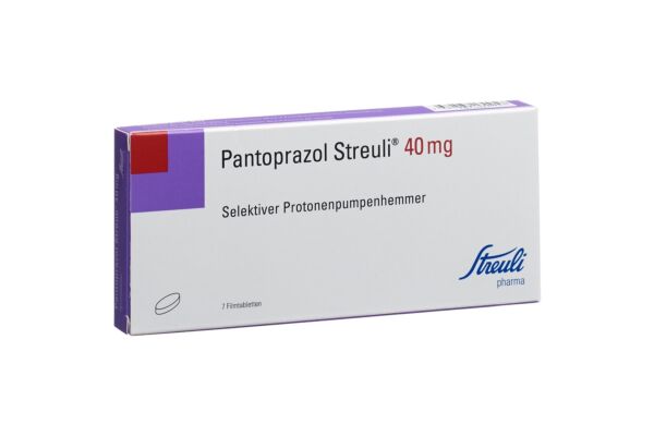 Pantoprazol Streuli Filmtabl 40 mg 7 Stk