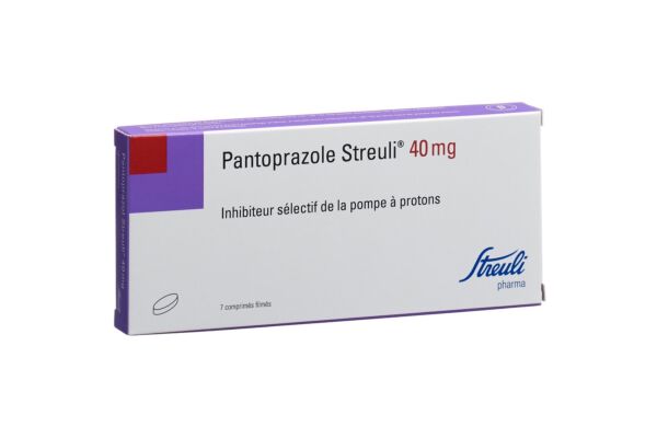 Pantoprazole Streuli cpr pell 40 mg 7 pce