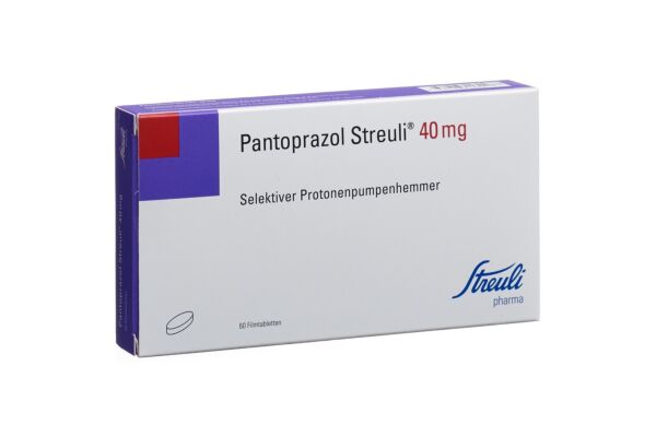 Pantoprazole Streuli cpr pell 40 mg 60 pce