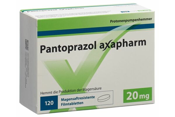 Pantoprazole axapharm cpr 20 mg 120 pce