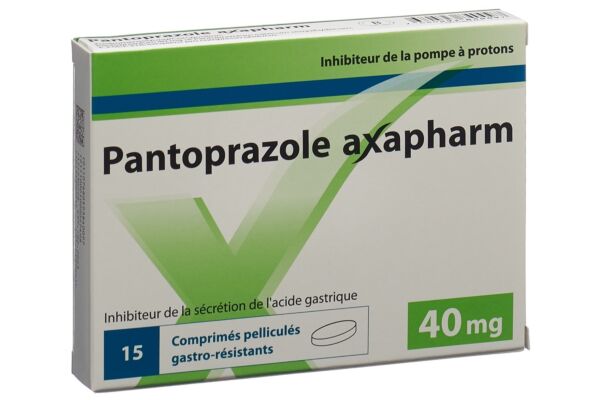 Pantoprazol axapharm Tabl 40 mg 15 Stk