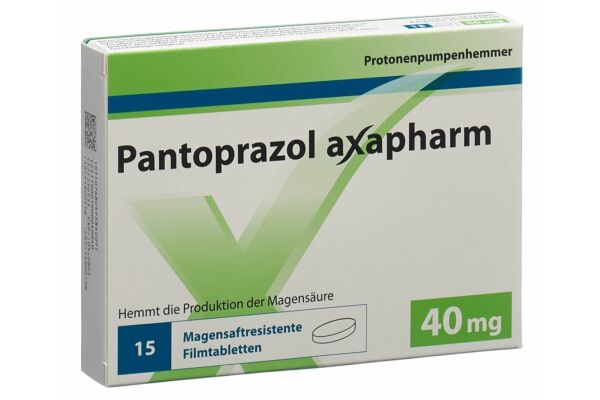 Pantoprazole axapharm cpr 40 mg 15 pce