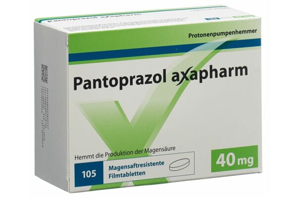 Pantoprazole axapharm cpr 40 mg 105 pce