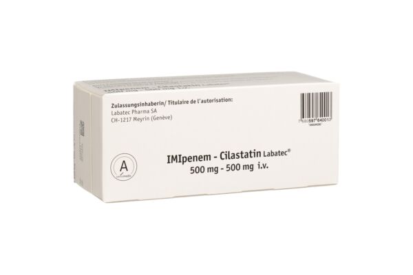 Imipenem-Cilastatin Labatec 500mg/500mg Fl 10 Stk