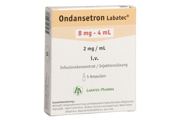 Ondansetron Labatec Inf Konz 8 mg/4ml 5 Amp 4 ml
